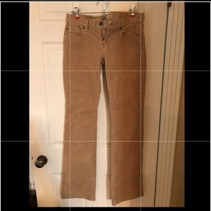 Ann Taylor Loft tan corduroys - size 2